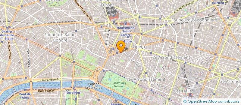 localisation de l'entreprise COCIPAR 1  PARIS