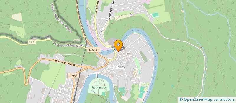 localisation de l'entreprise COCITE CIVILE LA HOUSSIERE  FUMAY