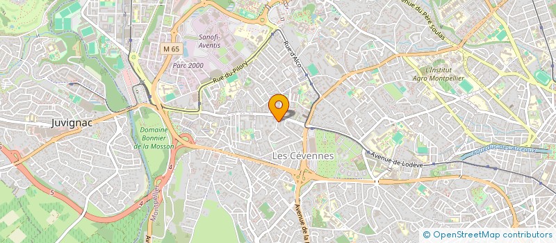 localisation de l'entreprise COCK-A-DOODLE-DOO à MONTPELLIER