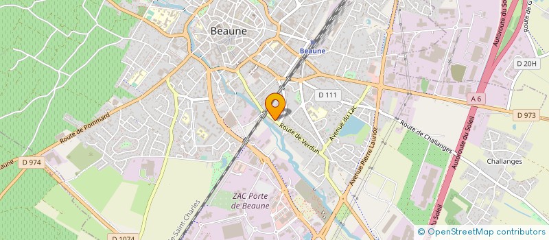 localisation de l'entreprise COCKTAIL à BEAUNE