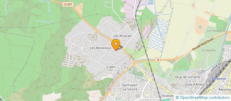 localisation de l'entreprise COCKTAIL  NARBONNE