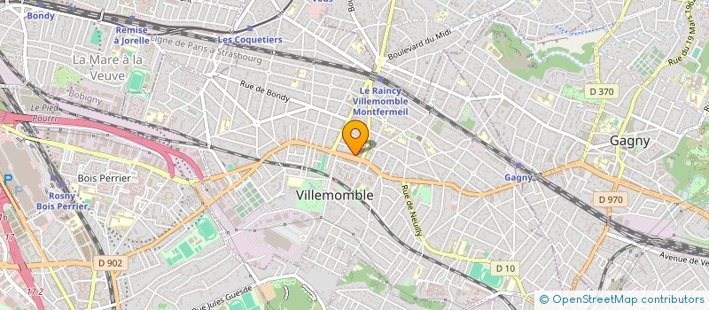 localisation de l'entreprise COCKTAIL 7 à VILLEMOMBLE