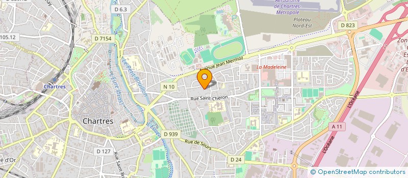 localisation de l'entreprise COCKTAIL ADN à CHARTRES