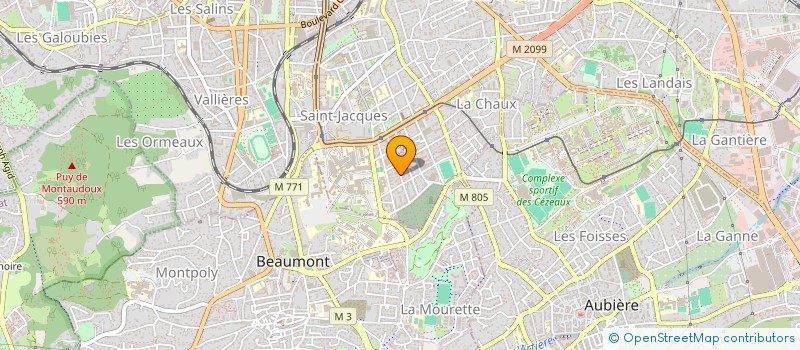 localisation de l'entreprise COCKTAIL BASENZI  CLERMONT-FERRAND