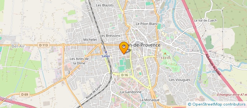 localisation de l'entreprise COCKTAIL DANSE à SALON-DE-PROVENCE