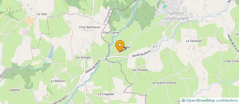 localisation de l'entreprise COCKTAIL DES PRES à CHAMBOST-LONGESSAIGNE