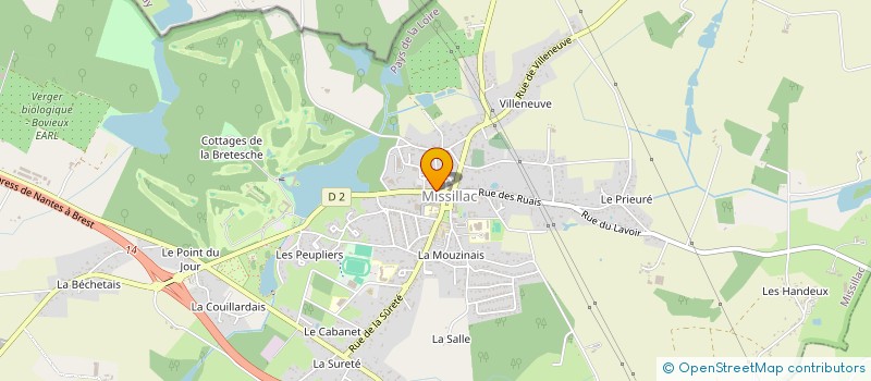 localisation de l'entreprise COCKTAIL FLEURI  MISSILLAC