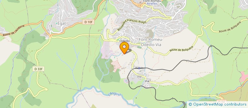 localisation de l'entreprise COCKTAIL LOISIRS  FONT-ROMEU-ODEILLO-VIA