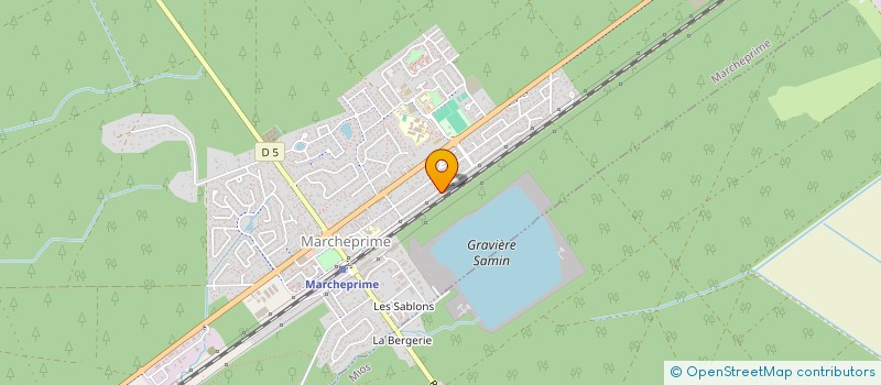 localisation de l'entreprise COCKTAIL MUSIQUE  MARCHEPRIME