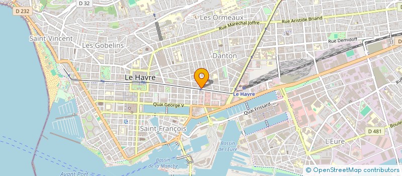 localisation de l'entreprise COCKTAIL NUMERIQUE à LE HAVRE