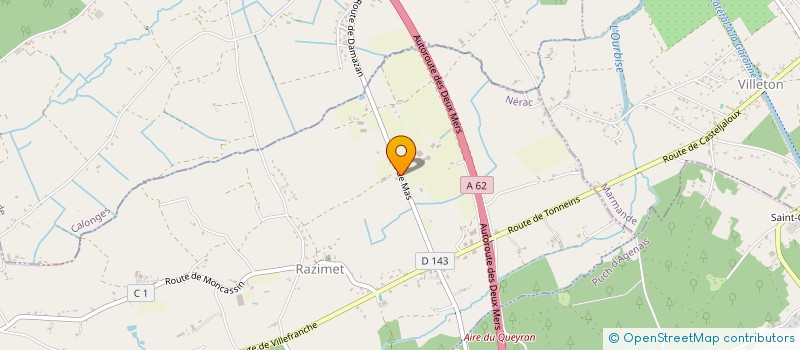 localisation de l'entreprise COCLAF  RAZIMET