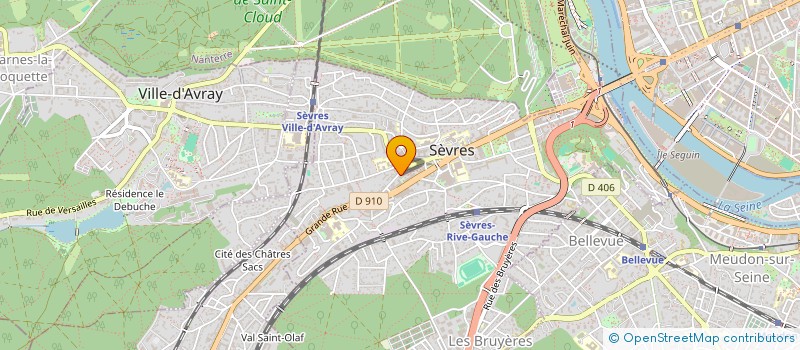 localisation de l'entreprise COCLEJE à SEVRES