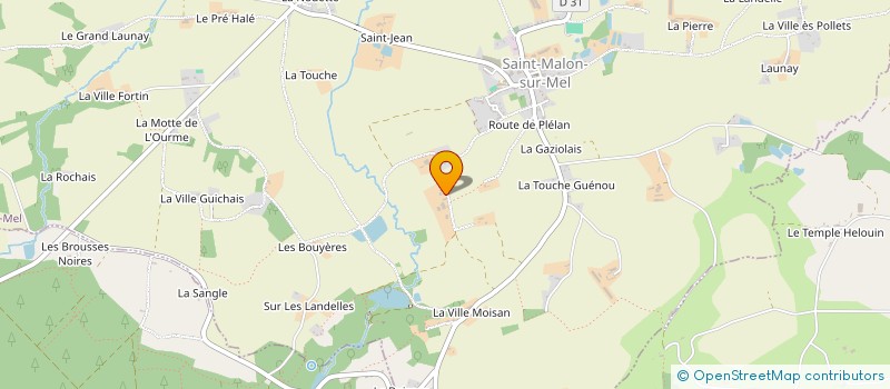 localisation de l'entreprise COCLELOU  SAINT-MALON-SUR-MEL
