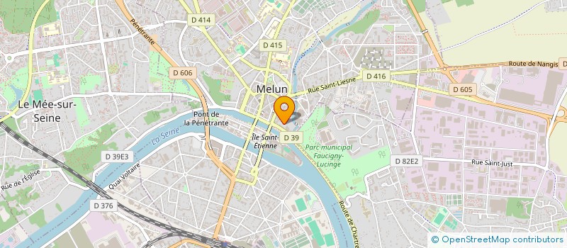 localisation de l'entreprise COCLI COM à MELUN
