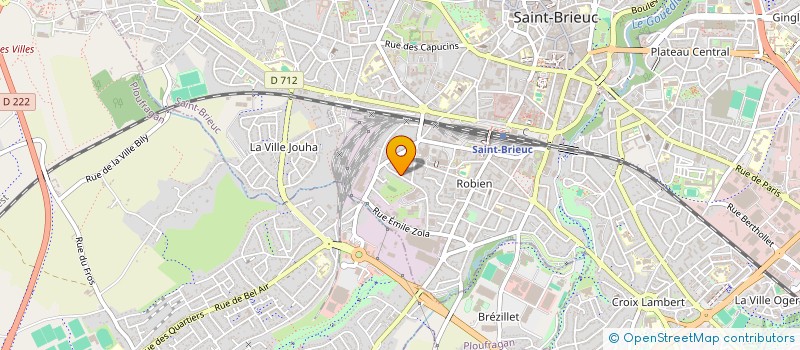 localisation de l'entreprise COCLICAUX à SAINT-BRIEUC