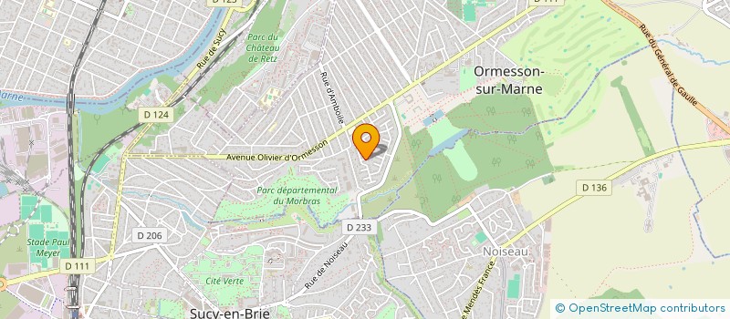 localisation de l'entreprise COCLINE  ORMESSON-SUR-MARNE