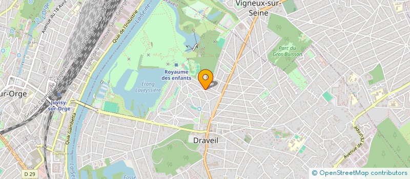 localisation de l'entreprise COCO  DRAVEIL