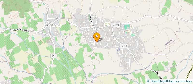 localisation de l'entreprise COCO  CLARENSAC