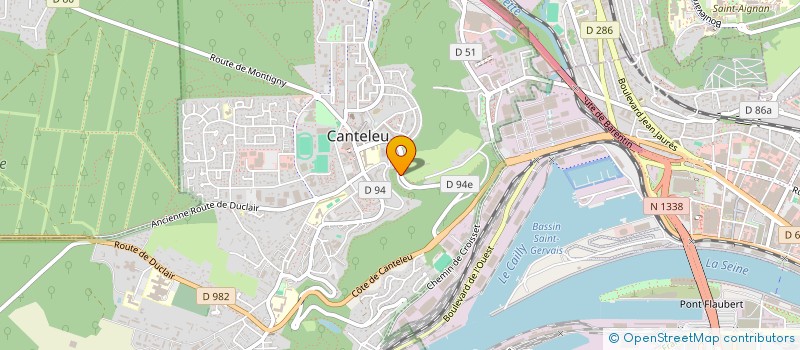 localisation de l'entreprise COCO à CANTELEU