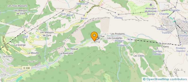 localisation de l'entreprise COCO à MORZINE