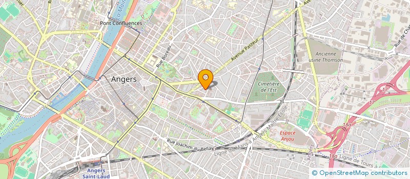 localisation de l'entreprise COCO à ANGERS