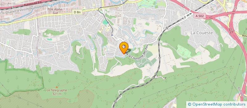 localisation de l'entreprise COCO  AUBAGNE