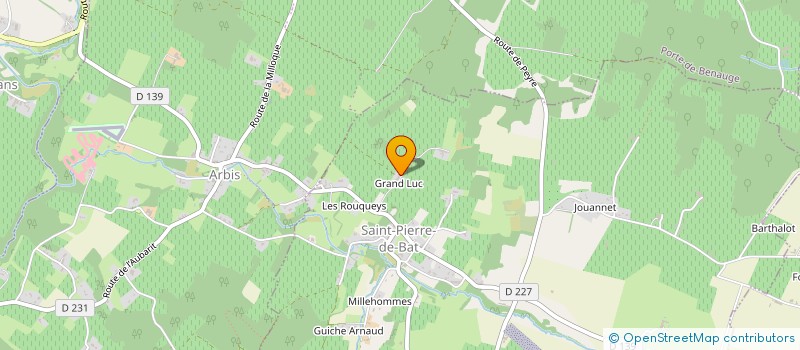 localisation de l'entreprise COCO AND CO  SAINT-PIERRE-DE-BAT