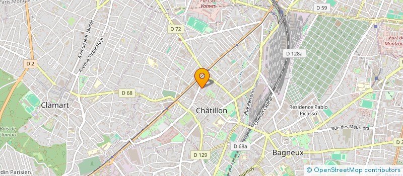 localisation de l'entreprise COCO BAT à CHATILLON