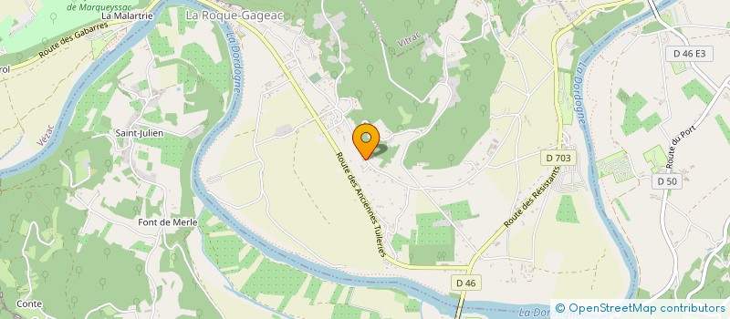 localisation de l'entreprise COCO BAU  LA ROQUE-GAGEAC