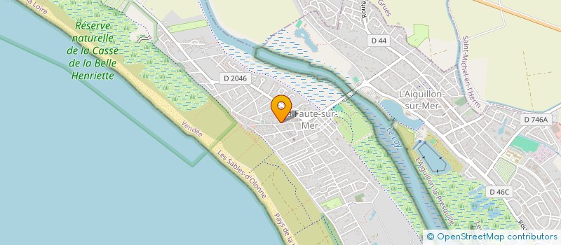 localisation de l'entreprise COCO BEACH à L'AIGUILLON-LA-PRESQU'ILE