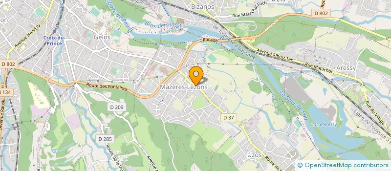 localisation de l'entreprise COCO BEACH  MAZERES-LEZONS