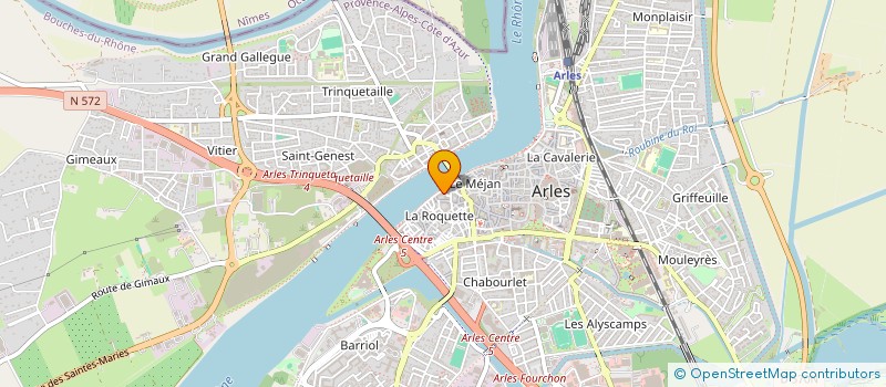 localisation de l'entreprise COCO BONGO SARL à ARLES