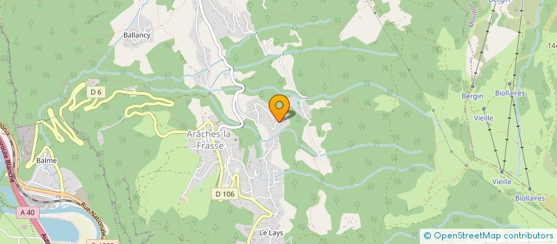 localisation de l'entreprise COCO CHALET ALF  ARACHES-LA-FRASSE