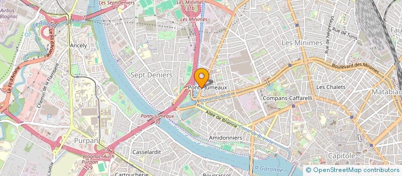 localisation de l'entreprise COCO CITY à TOULOUSE