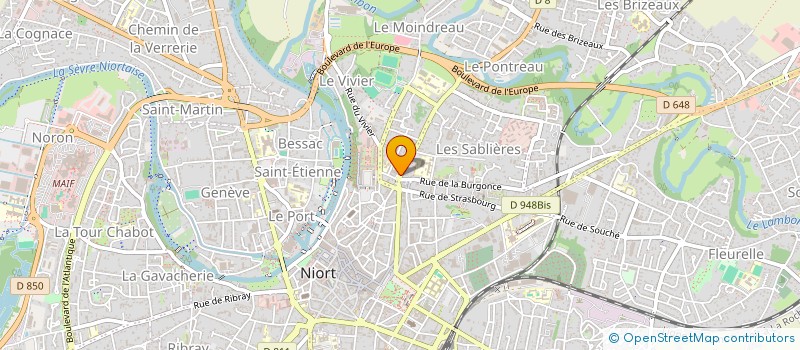 localisation de l'entreprise COCO&CO  NIORT