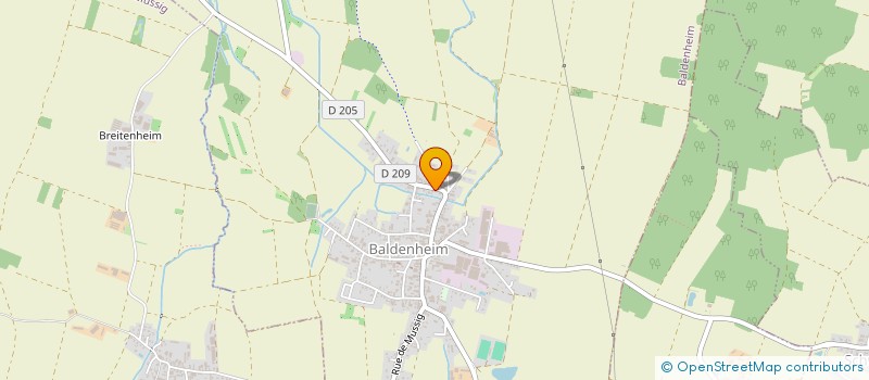 localisation de l'entreprise COCO & CO'  BALDENHEIM