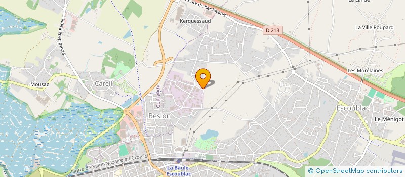 localisation de l'entreprise COCO & COCOTTE à LA BAULE-ESCOUBLAC