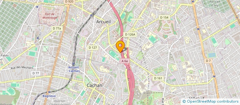 localisation de l'entreprise COCO ECHAFAUDAGE  ARCUEIL