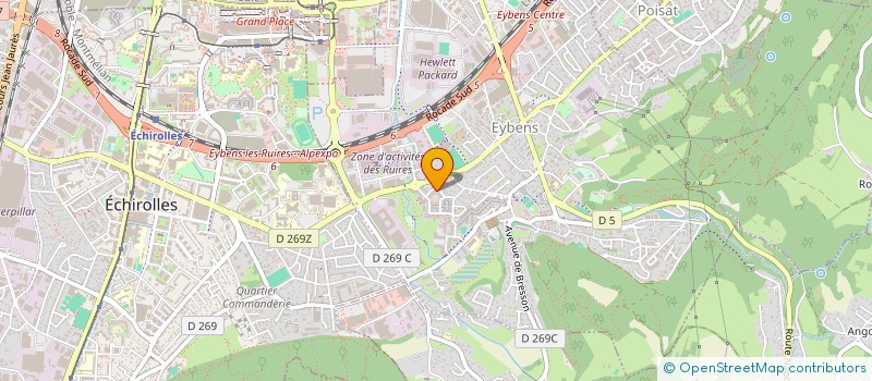 localisation de l'entreprise COCO-ECO LEGRANI  EYBENS