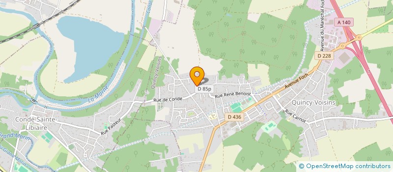 localisation de l'entreprise COCO ET FRED  QUINCY-VOISINS