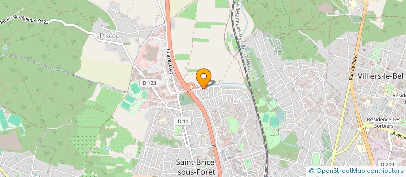 localisation de l'entreprise COCO ET LES 2 FRERES à SAINT-BRICE-SOUS-FORET