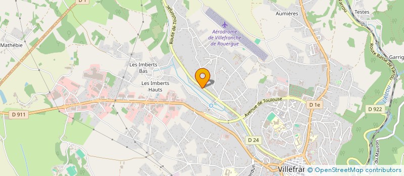 localisation de l'entreprise COCO FOREST à VILLEFRANCHE-DE-ROUERGUE