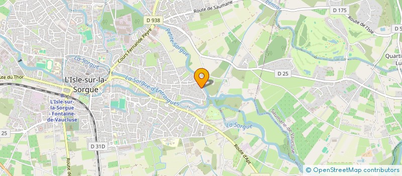 localisation de l'entreprise COCO FRAMBOISE  L'ISLE-SUR-LA-SORGUE