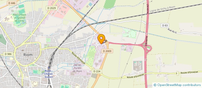 localisation de l'entreprise COCO-ON  RIOM