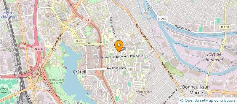 localisation de l'entreprise COCO PIZZA à CRETEIL