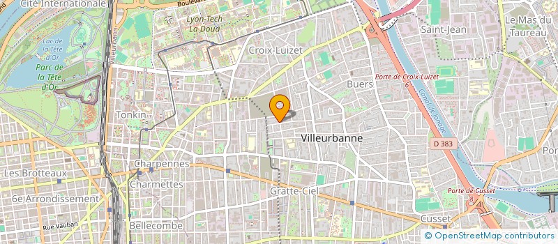localisation de l'entreprise COCO PUBLICITE à VILLEURBANNE