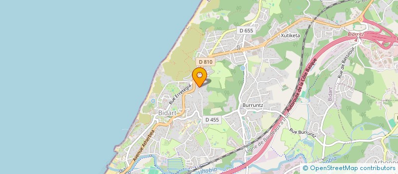 localisation de l'entreprise COCO RENO à BIDART