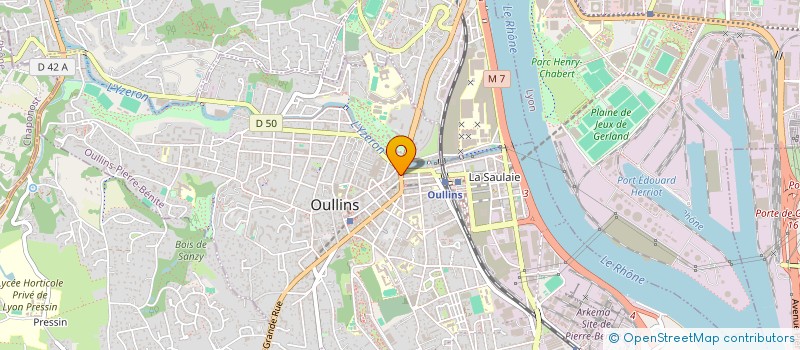 localisation de l'entreprise COCO RICO  OULLINS-PIERRE-BENITE