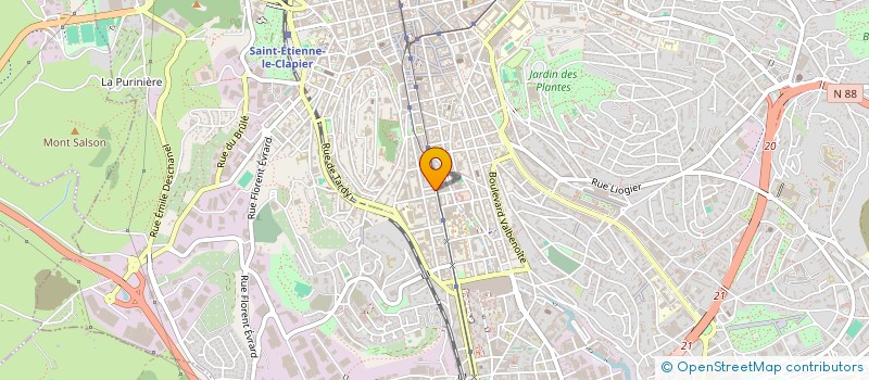 localisation de l'entreprise COCO SHOP  SAINT-ETIENNE