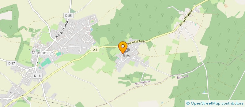 localisation de l'entreprise COCO STEEL  MONTAMISE